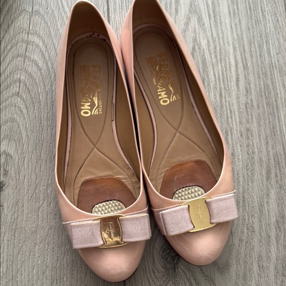 Salvatore Ferragamo Women's Blush Pink Loafers